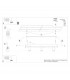 Tavo Industrial Semi Flush Ceiling Light Grey 3x E27-6