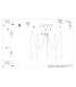 Neso Minimalistic Cluster Pendant Ceiling Light Black 5x E27-8