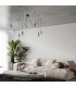 Neso Minimalistic Cluster Pendant Ceiling Light Black 5x E27-11