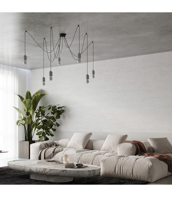 Neso Minimalistic Wall Lamp Black 1x E27-10