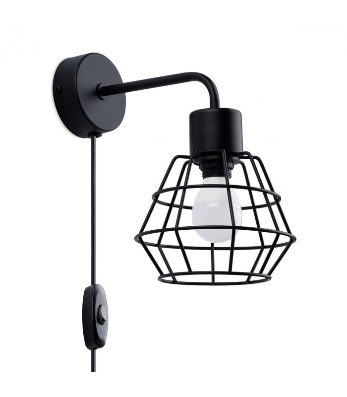 Suba Industrial Wall Lamp Black 1x E27-1
