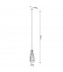 Suba Industrial Wire Frame Pendant Ceiling Light Black 1x E27-5