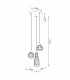Suba Industrial Cluster Pendant Ceiling Light Black 3x E27-5