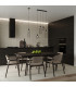 Suba Industrial Cluster Pendant Ceiling Light Black 3x E27-9