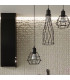 Suba Industrial Bar Pendant Ceiling Light Black 4x E27-7