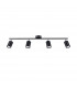Lemmi Modern Ceiling Spotlight Bar Black 4x GU10-1