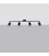 Lemmi Modern Ceiling Spotlight Bar Black 4x GU10-2
