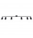 Lemmi Modern Ceiling Spotlight Bar Black 6x GU10-1
