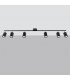 Lemmi Modern Ceiling Spotlight Bar Black 6x GU10-2