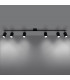 Lemmi Modern Ceiling Spotlight Bar Black 6x GU10-3