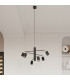Lemmi Modern Ceiling Spotlight Bar Black 6x GU10-8