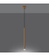 Pastelo Modern Slim Pendant Ceiling Light Gold 1x G9-3