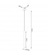 Pastelo Modern Slim Pendant Ceiling Light Gold 1x G9-5