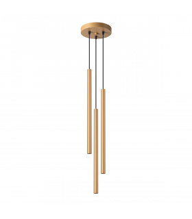Pastelo Modern Cluster Pendant Ceiling Light Gold 3x G9-1