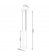 Pastelo Modern Cluster Pendant Ceiling Light Gold 3x G9-5