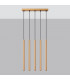 Pastelo Modern Bar Pendant Ceiling Light Gold 5x G9-2