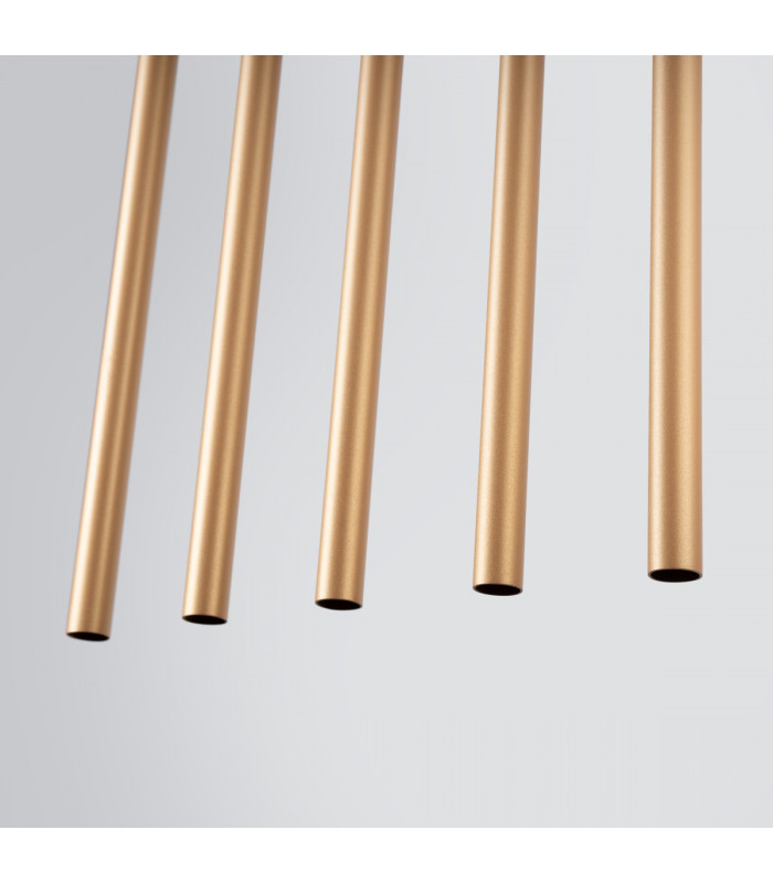 Pastelo Modern Bar Pendant Ceiling Light Gold 5x G9-4