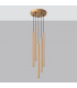 Pastelo Modern Cluster Pendant Ceiling Light Gold 5x G9-2