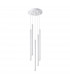 Pastelo Modern Cluster Pendant Ceiling Light White 5x G9-1