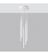 Pastelo Modern Cluster Pendant Ceiling Light White 5x G9-2