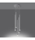 Pastelo Modern Cluster Pendant Ceiling Light White 5x G9-3