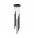 Pastelo Modern Cluster Pendant Ceiling Light Black 5x G9-1