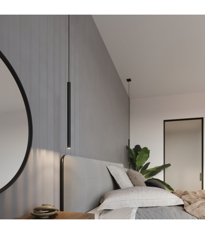 Pastelo Modern Cluster Pendant Ceiling Light Black 5x G9-9
