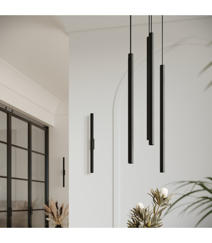 Pastelo Modern Up & Down Wall Lamp Black 2x G9-9