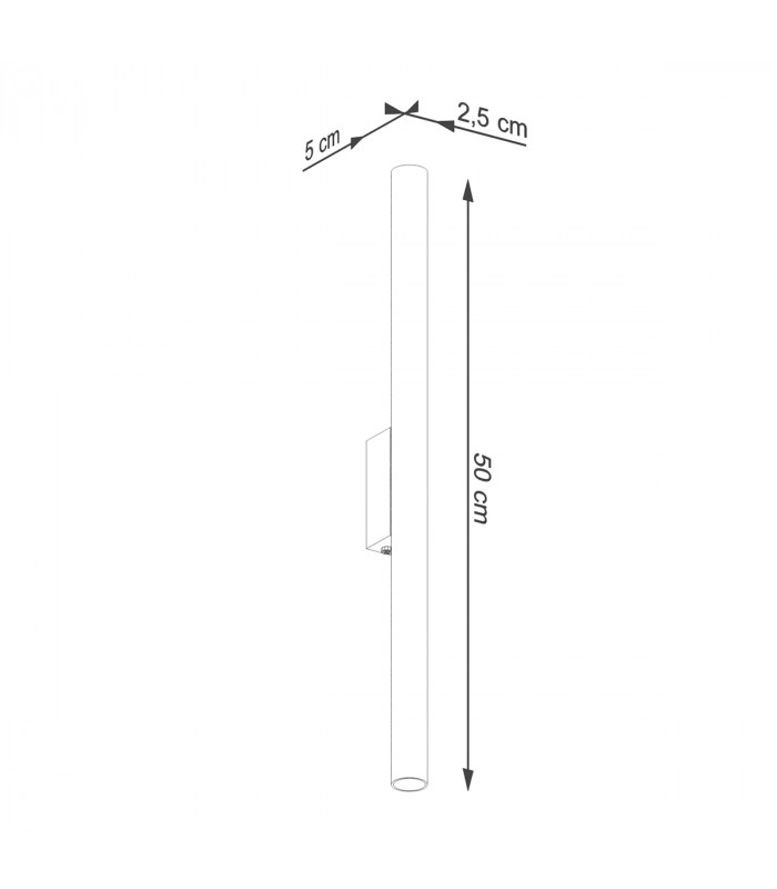Pastelo Modern Up & Down Wall Lamp Gold 2x G9-5