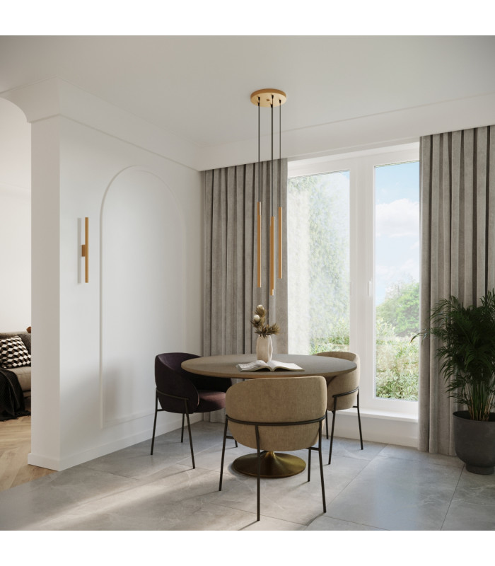 Pastelo Modern Up & Down Wall Lamp Gold 2x G9-8