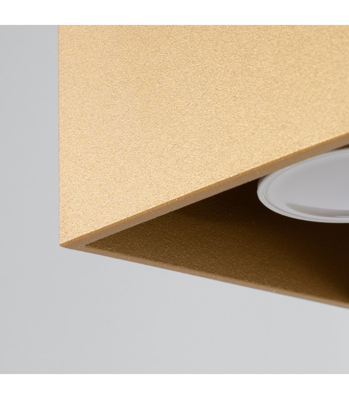 Quad Minimalistic Surface Mounted Downlight Gold 1x GU10-4