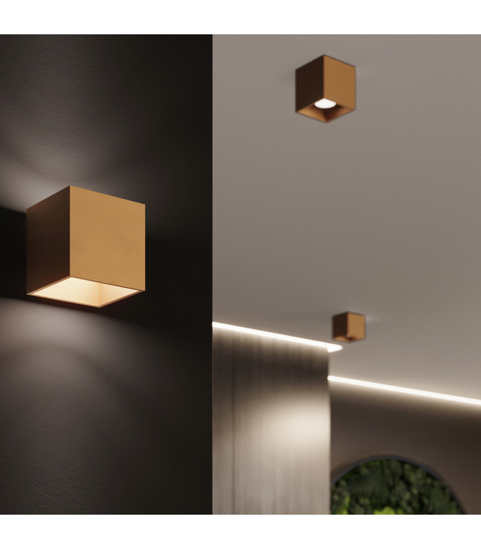 Quad Minimalistic Surface Mounted Downlight Gold 1x GU10-7