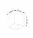 Quad Minimalistic Up & Down Wall Lamp Gold 1x G9-5