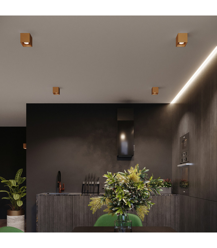 Quad Minimalistic Up & Down Wall Lamp Gold 1x G9-9