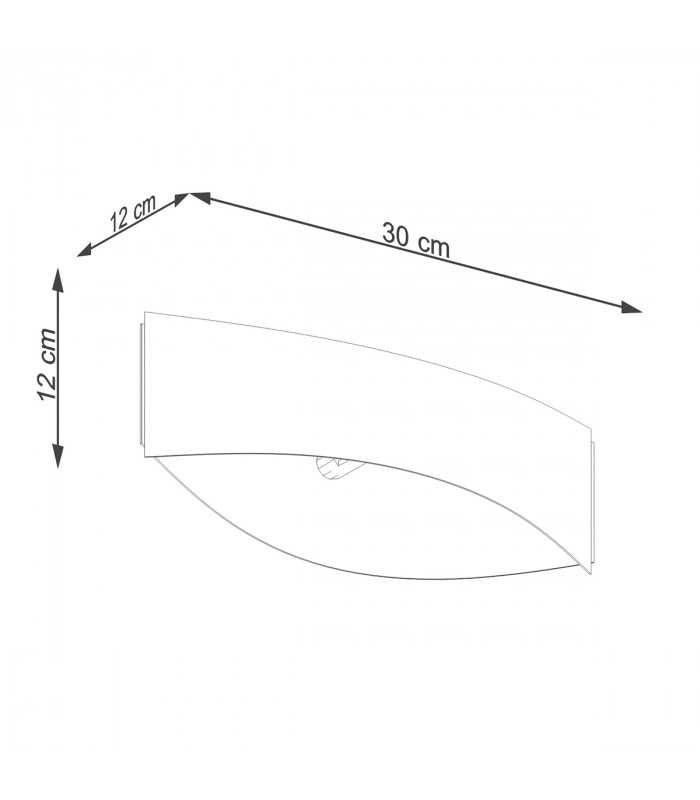 Toni Modern Up & Down Wall Lamp White 1x G9-5