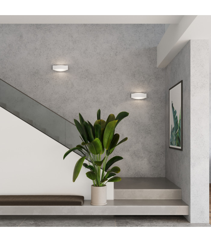 Toni Modern Up & Down Wall Lamp White 1x G9-8