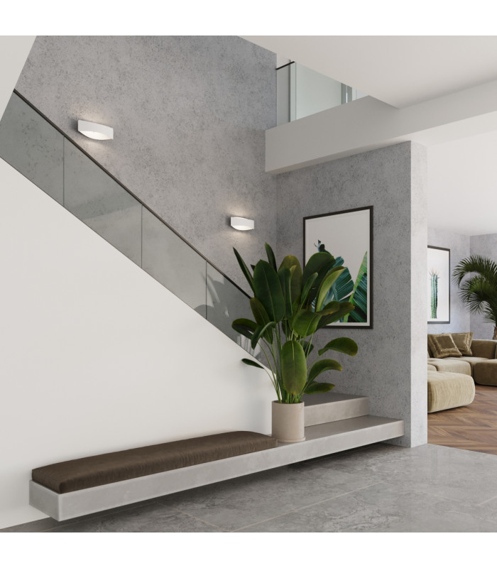 Toni Modern Up & Down Wall Lamp White 1x G9-9