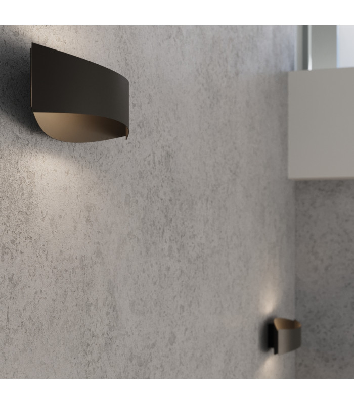 Toni Modern Up & Down Wall Lamp Black 1x G9-7