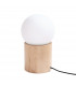 Boomo Modern Globe Table Lamp Wood 1x G9-1