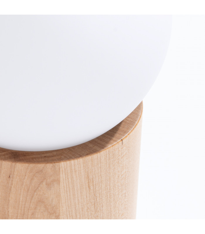 Boomo Modern Globe Table Lamp Wood 1x G9-4