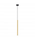 Pastelo Modern Slim Pendant Ceiling Light Polished Gold 1x G9-1