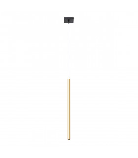 Pastelo Modern Slim Pendant Ceiling Light Polished Gold 1x G9-1