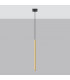 Pastelo Modern Slim Pendant Ceiling Light Polished Gold 1x G9-2