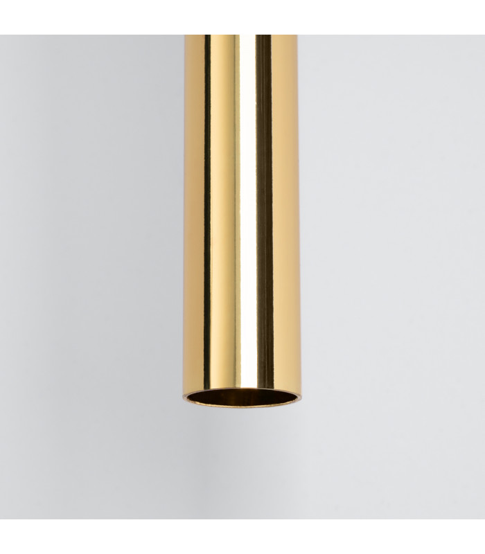 Pastelo Modern Slim Pendant Ceiling Light Polished Gold 1x G9-4
