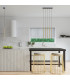 Pastelo Modern Slim Pendant Ceiling Light Polished Gold 1x G9-8