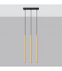 Pastelo Modern Bar Pendant Ceiling Light Polished Gold 3x G9-2