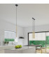 Pastelo Modern Bar Pendant Ceiling Light Polished Gold 3x G9-9
