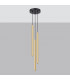 Pastelo Modern Cluster Pendant Ceiling Light Polished Gold 3x G9-2