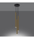 Pastelo Modern Cluster Pendant Ceiling Light Polished Gold 3x G9-3