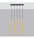 Pastelo Modern Bar Pendant Ceiling Light Polished Gold 5x G9-2